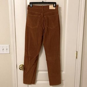 Everlane Cheeky Straight Corduroy Pant, acorn, 27 regular